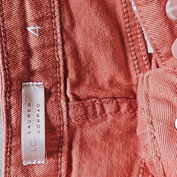 LC Lauren Conrad jean shorts peachy pink in color - Picture 3 of 4